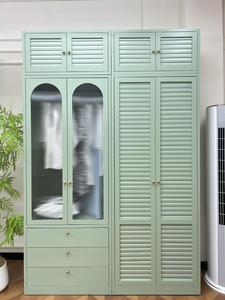 <span class=keywords><strong>Armoire</strong></span> en acier robuste pour la maison, penderie modulaire en fer, placard pour enfants, rangement de vêtements pour chambre à coucher - Product Image 1