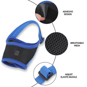 조절 가능한 퀵 릴리즈 나일론 개 입마개 부드러운 메쉬로 물림 방지 짖음 방지 저렴한 가격 맞춤형 - Product Image 5