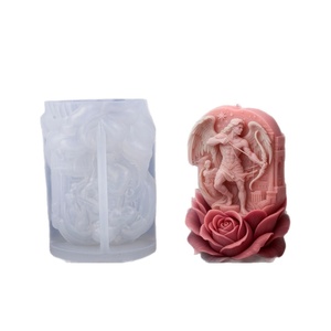 Molde de silicona para aromaterapia TangChu Angel Warrior, difusor de aroma con diseño de estatua de ángel europeo, moderno y sencillo para uso familiar - Product Image 5