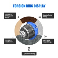 Batterie Li-ion Tournevis électrique Ensembles d'outils électriques Perceuse électrique sans fil 21V