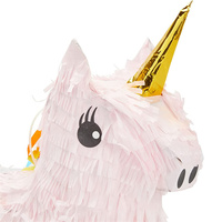 Pinata de licorne rose pour filles, papier de beauté Pinata pour enfants, fournitures de décoration de fête d'anniversaire, offre spéciale