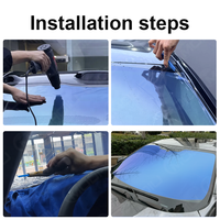 Film solaire caméléon pour voiture XC Series, vente en gros, teinte bleu-violet, VLT82%, changement de couleur, vision ultra-claire