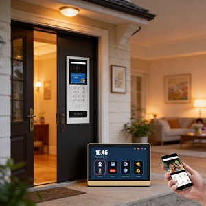 Energy Efficient Design & Easy Installation Smart Home Security System IP Video With Digital Code SD16(SV)+SMT3GL-WIFI F - Product Image 1