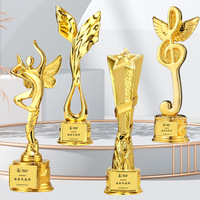 Fabricant Drôle Logo personnalisé Gagnant Coupe Danse Chanter Dessin Championnat Résine Trophées et Récompenses