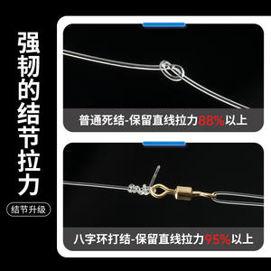 Línea de pesca de nailon Tiancan de 100 m de alta resistencia, sin enredos, para cañas de mar y señuelos - Product Image 4