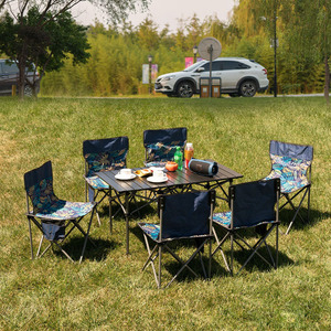 Strictly Selected Wholesale Durable Heavy Duty Carbon Steel Outdoor Folding Egg Roll <b>Table</b> <b>Portable</b> <b>Picnic</b> Stall Camping - Product Image 3