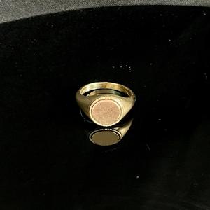 แหวนสัญลักษณ์กลมแบบคลาสสิก925การออกแบบที่ได้แรงบันดาลใจจากเงินสเตอร์ลิง - Product Image 2