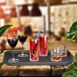 Tappetino da bar antiscivolo in silicone nero 45x30 cm impermeabile e drenante per bicchieri, tazze e cocktail - Product Image 6