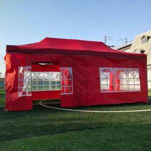 Tenda per Eventi Sportivi Pieghevole per Esterni 3x3m-3x6m con Pareti Laterali, Gazebo Pop-up Resistente - Product Image 6