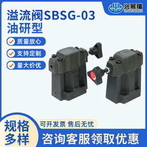 Vanne de régulation de pression d'huile manuelle type Yuken SBSG-03 1/2 pouce - Product Image 5