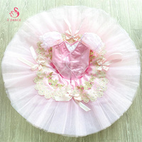T0577 Usine fournissant des costumes de ballet professionnels classiques en tulle rose pour poupées de fée
