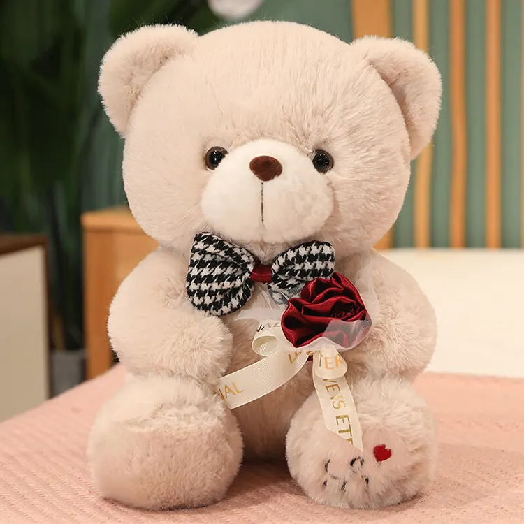 Oem Odm Custom Soft Animal Bear Baby Pluche Knuffels Custom Logo Teddybeer