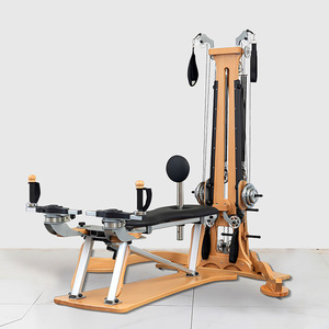 <span class=keywords><strong>Precio</strong></span> al por mayor Servicios OEM Romany Equipo de Pilates Reformer de madera de arce resistente, ecológico y seguro con alambre de piano importado - Product Image 3