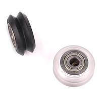 Roue à billes en nylon plastique CNC avec rainure en V, roue en Delrin POM ronde, roue en V pour imprimante 3D, roulement de haute qualité