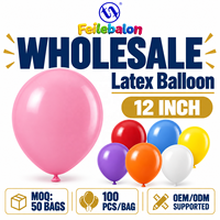 Ballons en latex multicolores de haute qualité en gros, 12 pouces, 100 unités, CE/EN71/BSCI/CPC pour les fournitures de fête de remise des diplômes