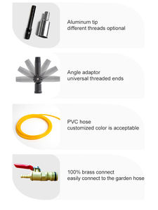 Voiture <span class=keywords><strong>télescopique</strong></span> en fibre <span class=keywords><strong>de</strong></span> carbone/<span class=keywords><strong>brosse</strong></span> <span class=keywords><strong>de</strong></span> nettoyage <span class=keywords><strong>de</strong></span> vitres avec poteau alimenté en eau par made in china - Product Image 4