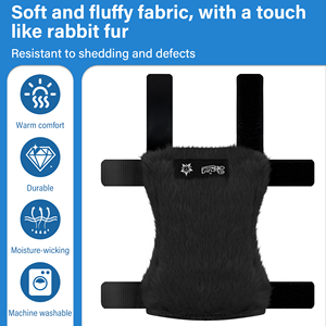 Almohadillas Suaves y Esponjosas para Muletas, Duraderas, Lavables, Absorben la Humedad, Alivian el Estrés/Carga, Capacidad de Carga de 400 lb, Color Personalizable - Product Image 2