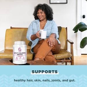 2.2lbマルチコラーゲンプロテインパウダー10種類のコラーゲンビタミンCと20億コロニー無香料 - Product Image 3