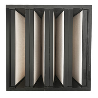 Filtre HEPA V-bank pour filtre à boîte rigide de chauffage et de ventilation