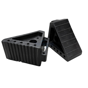 Cales de roue robustes en caoutchouc massif pour camions, camping-cars et remorques, avec poignée, vente en gros - Product Image 3