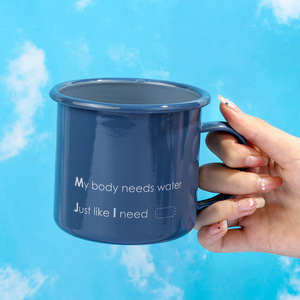 <span class=keywords><strong>Taza</strong></span> de Camping de Esmalte Duradero de 350 ml con Logotipo Personalizado, Diseño Retro, Borde Enrollado Grueso, Metal, Acero, Sublimación, Venta al <span class=keywords><strong>por</strong></span> <span class=keywords><strong>Mayor</strong></span> - Product Image 6