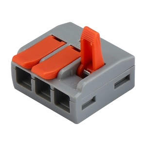 0.2-6mm2 24-10AWG Electrical <strong>Terminals</strong> Quick Lever <strong>Wire</strong> <strong>Push</strong> Connect Female <strong>Terminal</strong> <strong>Block</strong> Fast Easy <strong>Wire</strong> Connection 221-613 - Product Image 4