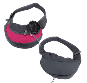 Nefes örgü kedi Pet seyahat yavru taşıma çantası kılıfı ayarlanabilir omuz askısı Tote çanta göğüs tutucu köpek Sling taşıyıcı - Product Image 5