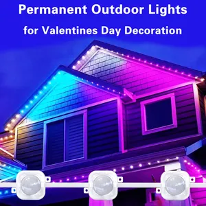 High Quality Led Rgb Light 12v 24v Pixel High Output Full Color Programming Rgb Pixel Lights Outdoor