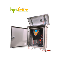 HPSfence 3.5J Solar Aangedreven Elektrische Omheining Energizer met LCD Scherm Waterdichte Geassembleerde Kit voor Veiligheid van Vee op de Boerderij