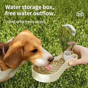 Botella de Agua y Comedero Portátil 2 <span class=keywords><strong>en</strong></span> 1 <span class=keywords><strong>para</strong></span> Mascotas, Dispensador de Agua <span class=keywords><strong>para</strong></span> <span class=keywords><strong>Perros</strong></span>, <span class=keywords><strong>para</strong></span> Viajes al Aire Libre, de Grado Alimenticio, a Prueba de Fugas - Product Image 4