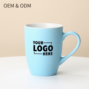 Vente en gros de tasses à café en céramique et en porcelaine personnalisées, couleur mate, impression de logo sur tasse - Product Image 1