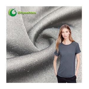 Tissu scuba tricoté doux, écologique, antistatique, extensible, 45% nylon, 47% <span class=keywords><strong>bambou</strong></span>, 8% élasthanne, pour vêtements de sport et maillots de bain - Product Image 2