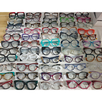 Déstockage de montures optiques en acétate, montures de lunettes faites à la main, montures de lunettes optiques en acétate mixte pour hommes et femmes