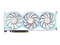 Nouvelle Carte Graphique Manli Polar Fox GeForce RTX 5060 OC 8 Go GDDR7 Blanche 2025 Triple Ventilateurs pour PC de Jeu de Bureau RTX5060 GPU