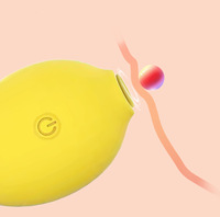 Nouveau Vibrateur Féminin Citron Chaud, pour stimulation clitoridienne par succion et léchage, Masseur Féminin, Jouet Sexuel, Masturbateur Vibrant