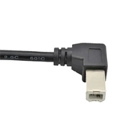 Cable de Datos USB 2.0 Tipo C de 20 cm en Forma de L, Carga Rápida, Conductor de Cobre Puro para Teléfonos Móviles, Cámaras de Coche, Impresoras, de Fábrica OEM