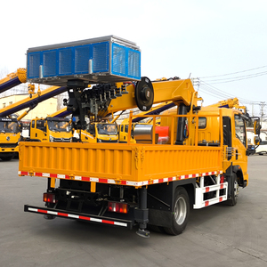 Penawaran Khusus 23M Hydraulic Telescopic Boom Aerial Platform Truck Mounted Crane dengan Keranjang Berputar dan Pengait Pemuatan - Product Image 6