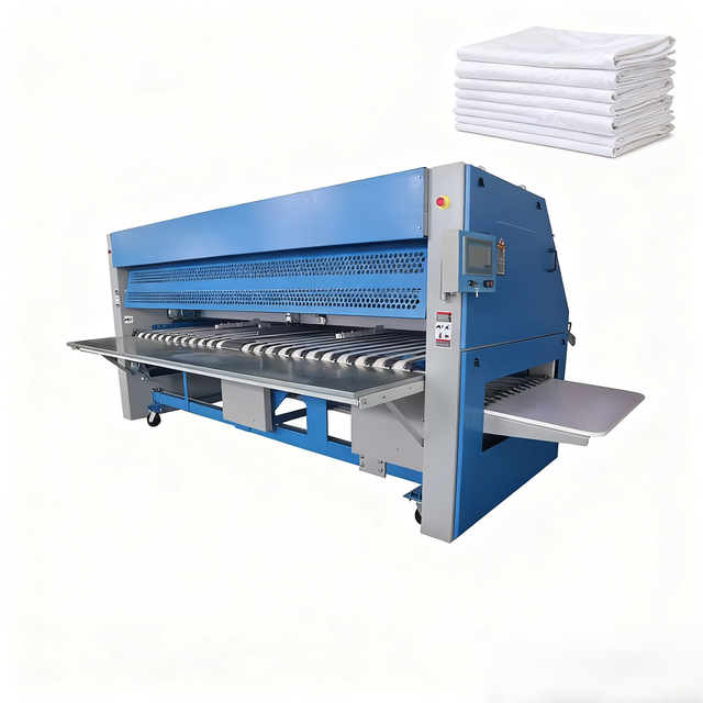 Hotel Folding Ironing Machine Laundry Folding Machine Customizable Voltage Supported