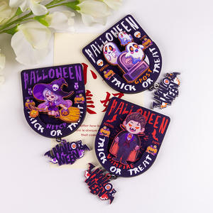 Aimants magnétiques souples en bois à texture 3D <span class=keywords><strong>pour</strong></span> Halloween Aimants de réfrigérateur au design moderne et écologique - Product Image 2