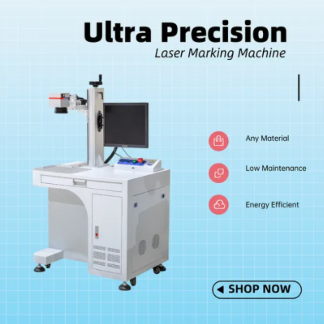 30W 50W CNC 3D Portable Engraver Marker Stone Metal Glass Jewelry Fiber Galvo Laser Marking Engraving Coding Engrave Machine