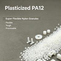 Granulés plastifiés PA12 super flexibles, pastilles de polyamide 12 souples, matière première en nylon robuste pour composants moulés industriels