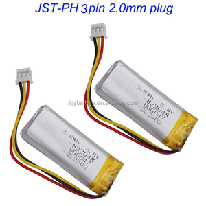 Batterie Li-ion 3,8 V 1000 mAh 822048 avec connecteur 3 broches 2,0 mm pour télécommande vocale Ro-ku Pro - Product Image 5