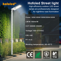 Lampadaire à capteur photocellule IP66 étanche en aluminium moulé sous pression, éclairage extérieur à intensité variable automatique du crépuscule à l'aube pour routes de ville connectées