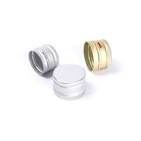 Vente en gros de couvercles en aluminium Ropp Aluminium 24mm 28mm Roll-on Pilfer Proof Couvercle en métal pour bouteilles en verre ambré