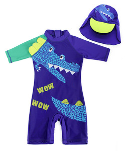 <span class=keywords><strong>Maillot</strong></span> de <span class=keywords><strong>bain</strong></span> une pièce imprimé dinosaure, <span class=keywords><strong>fille</strong></span>/garçon, avec bonnet de soleil, protection contre les éruptions cutanées, Upf 50 + - Product Image 4