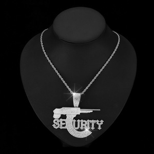 New Cross-Border <strong>Supply</strong> From Europe And <strong>America</strong>: Sniper Rifle Seurity Letter Pendant, A Niche Unique Twist Chain <strong>Jewelry</strong> - Product Image 6