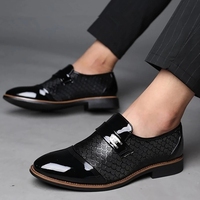 Chaussures Oxford en cuir formelles pour hommes, à enfiler, pour mariage, automne, luxe, grandes tailles 46-50