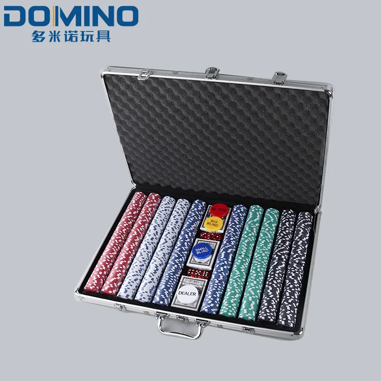 Nhà Máy Chuyên Nghiệp Texa Hold'em Vương Miện Poker Chip Set Đất Sét Ultim Chất Lượng Cao Giá Rẻ Clay Poker Chip