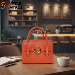 حقيبة يد نسائية من الجلد الطبيعي بتصميم عصري للنساء - Product Image 4