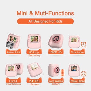 Cámara Infantil con Pantalla HD IPS de 2.4 Pulgadas, 26MP, Doble Lente, Video Digital, Selfie, con Impresión Instantánea, Regalo para Niños - Product Image 3